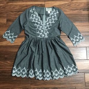 Nick & Mo Gray Dress/Top Size Large